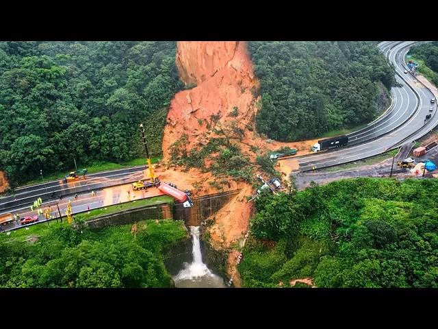 Massive Rockfalls Caught on Camera