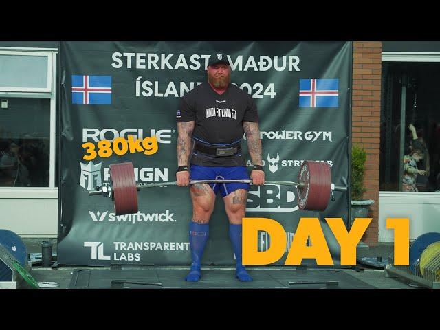 Icelands Strongest Man Day 1!