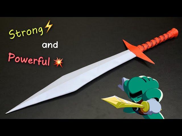 How to make a Paper Sword out of A4 paper | Origami weapons | Paper Craft -(THE LORD OF THE RINGS)