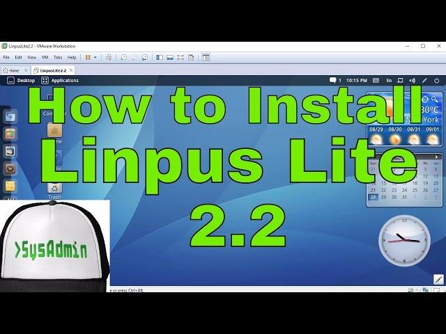 How to Install Linpus Linux Lite 2.2 + VMware Tools on VMware Workstation/Player Easy Tutorial [HD]