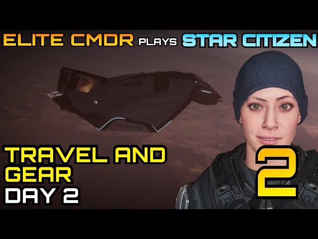 FIRST TIME travelling in Star Citizen - Elite CMDR plays Star Citizen - Day 2 -Star Citizen Gameplay