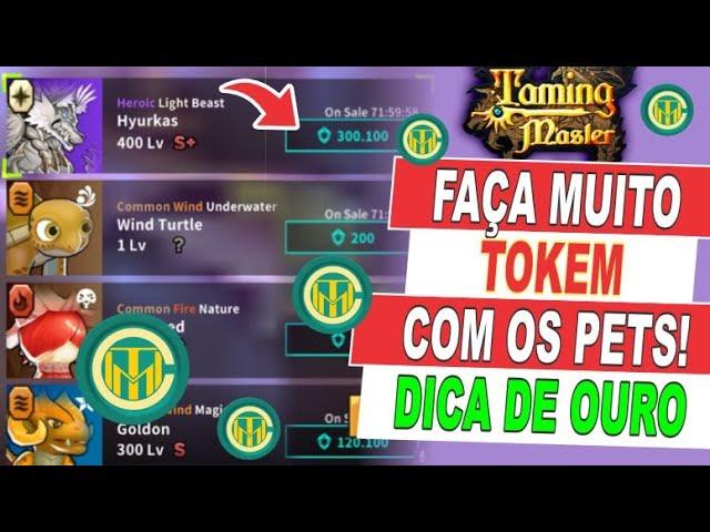 Taming Master : Pet Guardian GUIA COMPLETO PARA CONSEGUIR MUITO TOKEN