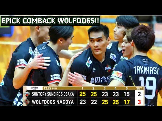 WHAT A MATCH!! FULL SET KE-5~WOLFDOGS NAGOYA VS SUNTORY SUNBIRDS (3-2) | EPICK COMBACK