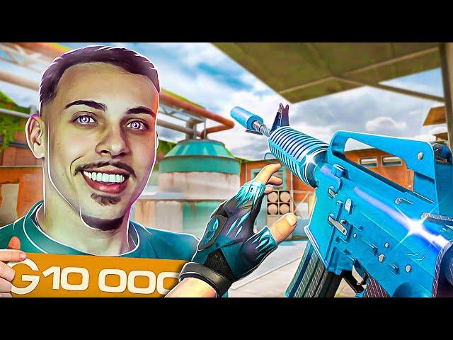 MEU INVENTÁRIO DE 10.000 GOLDS AZUL FICOU PERFEITO NA NOVA RUST! (ATUALIZAÇÃO 0.30.0 STANDOFF 2)