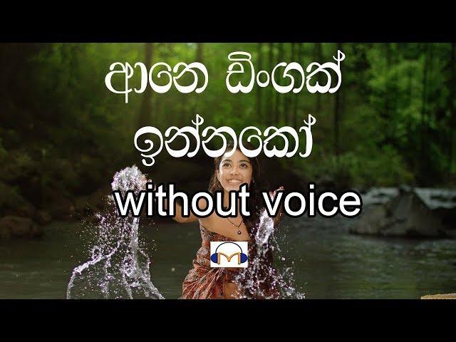 Ane Dingak Innako Karaoke (Without voice) ආනෙ ඩිංගක් ඉන්නකෝ