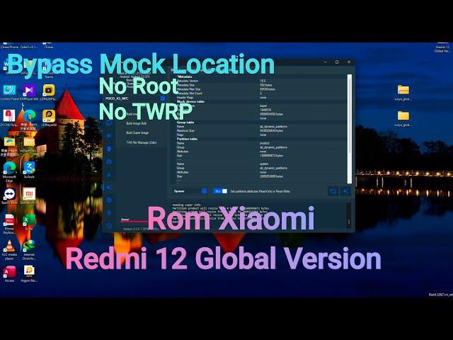 Rebuild Rom Bypass Mock Location Redmi 12