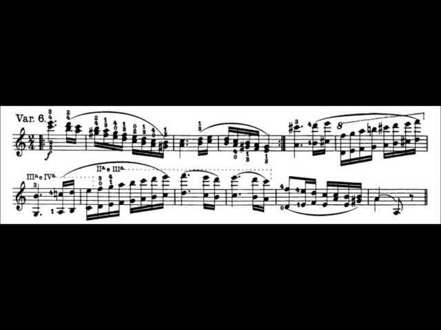 Niccolò Paganini - Caprice for Solo Violin, Op. 1 No. 24 (Sheet Music)