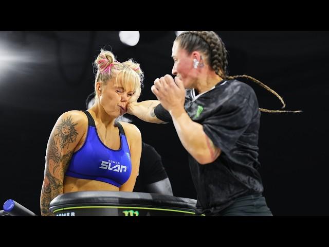 Epic Women's Welterweight Clash  | Morgan Frier vs Lauren Wise | Power Slap 10 - Full Match