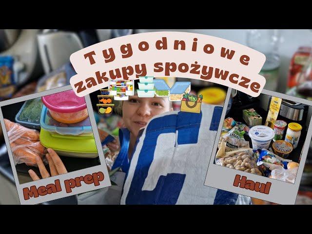 Tygodniowe ZAKUPY SPOŻYWCZE | Haul zakupowy | Meal prep |