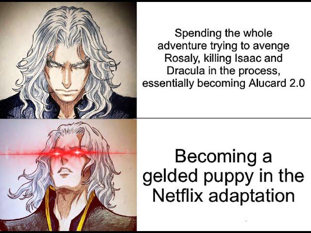 Hector Game VS Hector Netflix Anime in a nutshell (Castlevania memes)