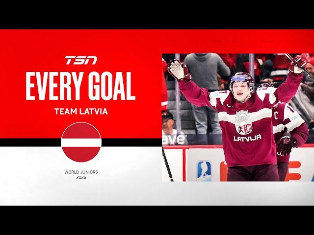 Every Team Latvia Goal From the 2025 World Juniors