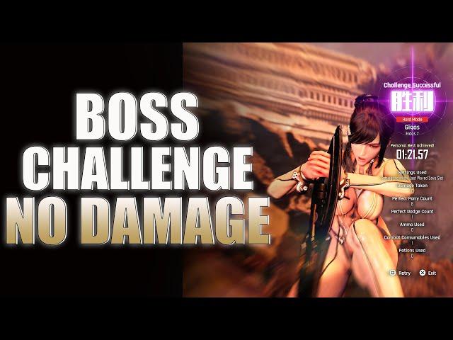 Stellar Blade Boss Challenge NO DAMAGE on Hard Mode | Skin Suit (PS5 Gameplay)