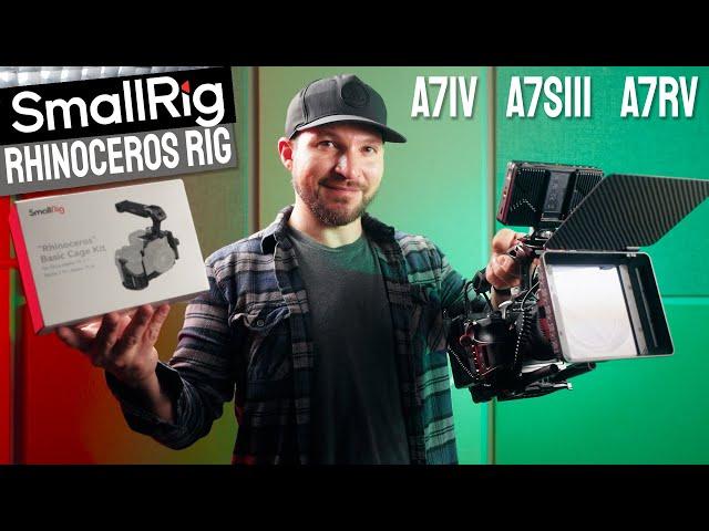 SmallRig RHINOCEROS cage for a7IV a7SIII a7RV - Cinema Rig Build Video