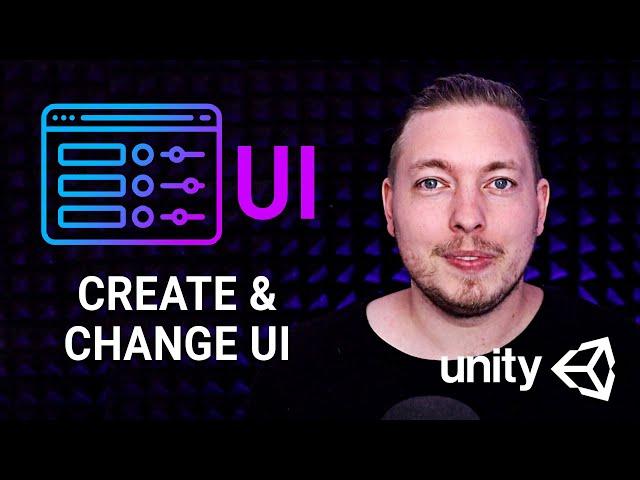 HOW TO CREATE A GAME UI IN UNITY  | Create And Change Your UI In Unity | Unity Tutorial