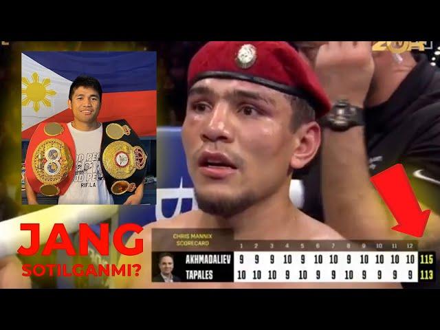 MURODJON AKHMADALIEV vs MARLON TAPALES SOTQIN HAKAMLAR REVANCH BO'LADIMI