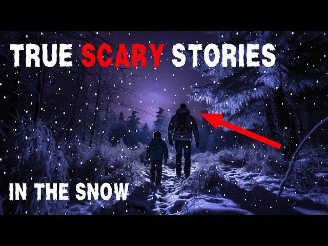 Scary Stories | True Creepypasta Horror Stories Told In The Snow - Cozy Winter Ambience