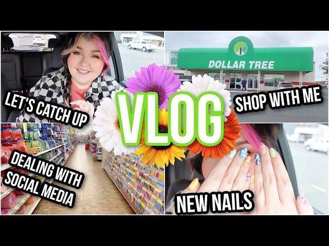 VLOG - The Internet Is A Weird Place + New Nails & Dollar Tree