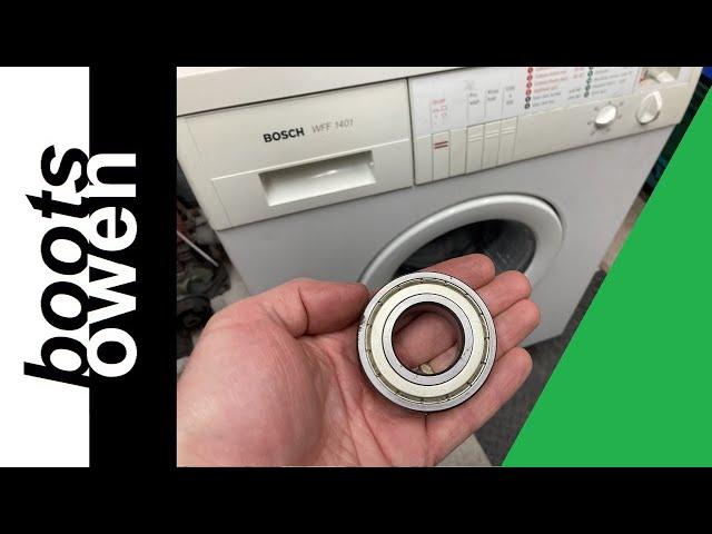 Noisy washing machine? Drum ball bearing full replacement process: easier than you think! DIY Method