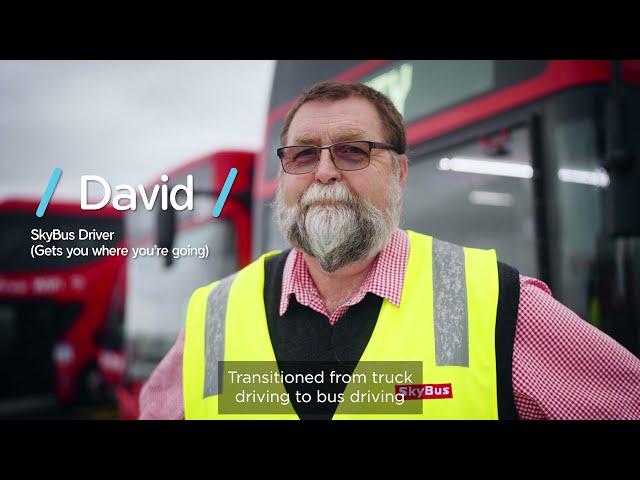 Life in the Bus Lane: Meet David, SkyBus Driver