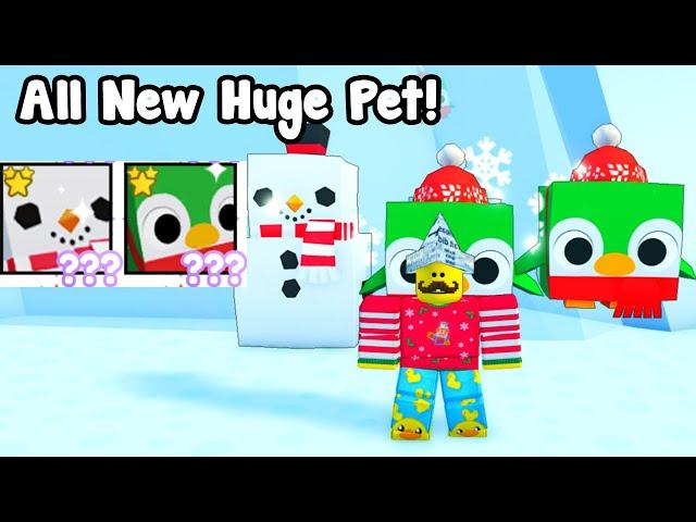 I Hatched Huge Snowman And Huge Jolly Penguin! - Pet Simulator X Roblox