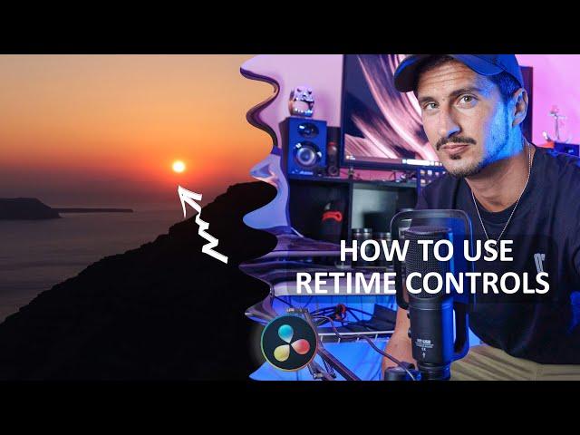 How to use Retime Controls tools in DaVinci Resolve - Tuturial 1 minute