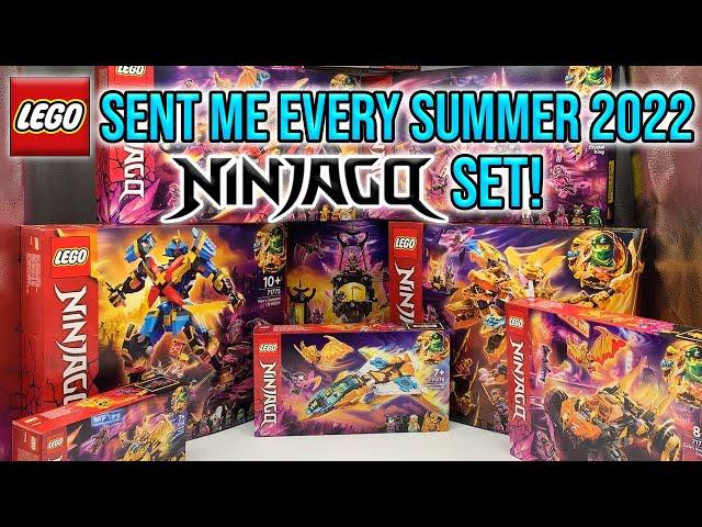 I got the Ninjago Summer 2022 sets EARLY from Lego!