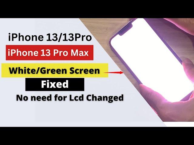 iPhone 13 Pro/13 Pro max White Screen Fixed 2023 | No need to change LCD Solved.