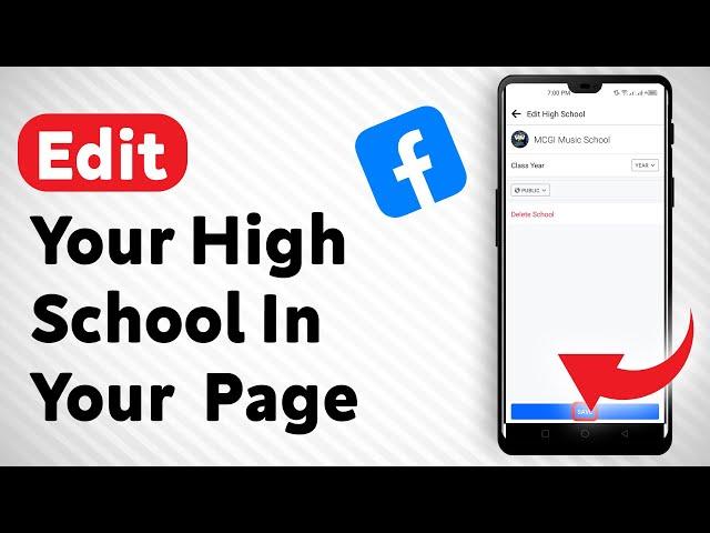 How To Edit Your High School In Your Facebook Page - Full Guide