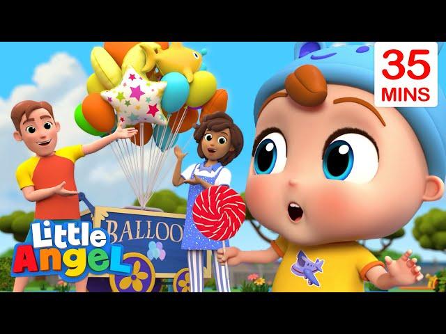 Yummy Yummy Lollipop! + more Sweet Songs | Little Angel Kids Songs & Nursery Rhymes