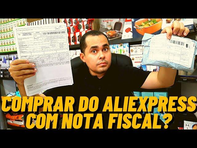 Pode importar do Aliexpress com CNPJ para vender no Mercado Livre e Shopee? Vem com nota fiscal?