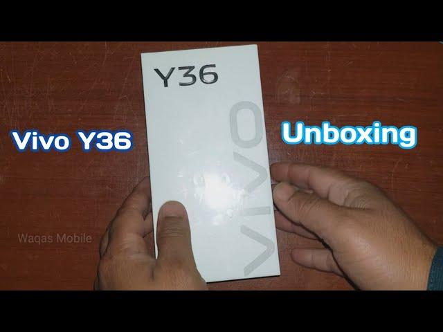 Vivo Y36 Unboxing by Waqas Mobile