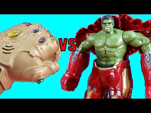 Ultimate Hulk Smash Vs Ultimate Infinity Gauntlet | Hulkbuster Rescues Batman Robot