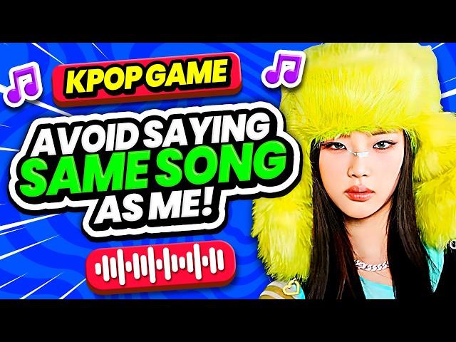 AVOID SAYING THE SAME KPOP SONG AS ME! ️Title Tracks Only ️ - KPOP GAME 2024