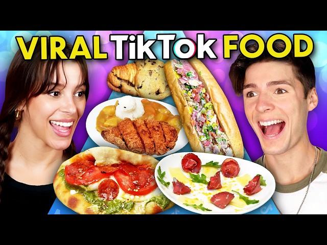 We Try TikTok Trending Foods in Prize Vs. Punishment Roulette!