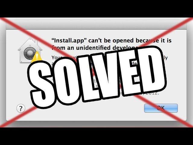 OPEN UNIDENTIFIED DEVELOPER APPS WITHOUT ADMIN PASSWORD ON MAC! WORKS!