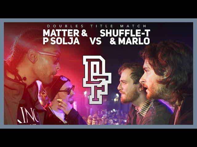 MATTER & P SOLJA VS SHUFFLE-T & MARLO | Don't Flop Rap Battle [TITLE MATCH]