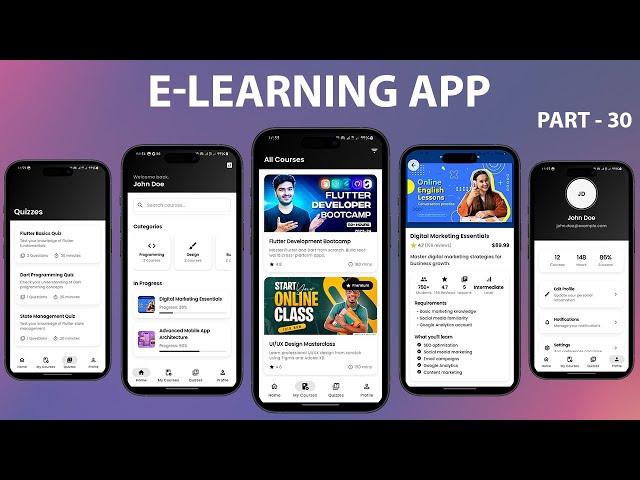 Complete Flutter E-Learning App – Privacy Policy & Terms of Service UI | Speed Code (Part 30) | 2025