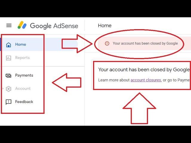What Is Meant By Your Adsense Account Closed By Google 2023