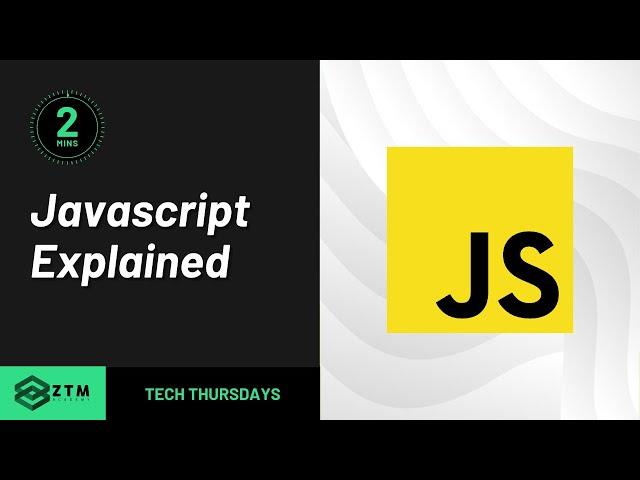 What is Javascript? | Javascript Explained in 2 Minutes For BEGINNERS.