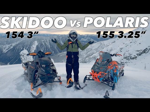 SKIDOO VS POLARIS Head To Head BATTLE