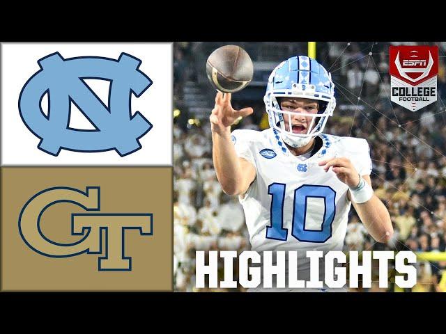 North Carolina Tar Heels vs. Georgia Tech Yellow Jackets | Full Game Highlights