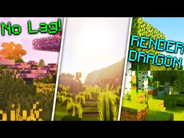 5 Render Dragon Shaders For Minecraft Bedrock Edition 1.17!