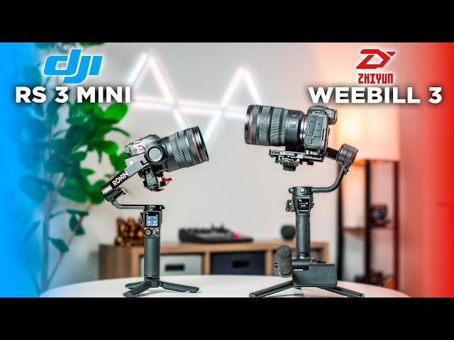 DJI RS 3 Mini vs Zhiyun Weebill 3 | The BEST beginner gimbal is...