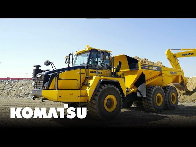 Komatsu articulated dump truck HM400-3R