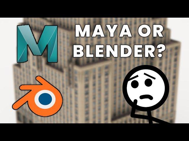 Maya vs Blender - Pros and Cons, Industry Standard, and more