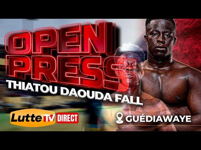 Direct - Open Press de Thiatou Daouda Fall pour son combat contre Amanekh...