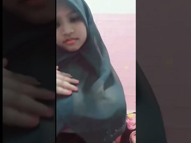 NO BRA  - cewek jilbab - baju tembus pandang - bigo live jilbab