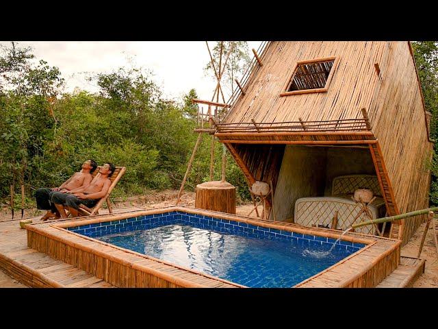 Build Craft Villa And Bamboo Swimming Pools [Full Video]