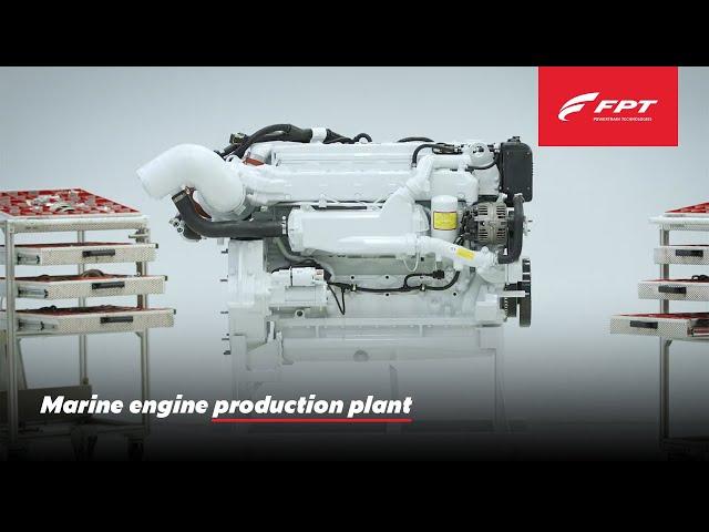 Marine engine production plant