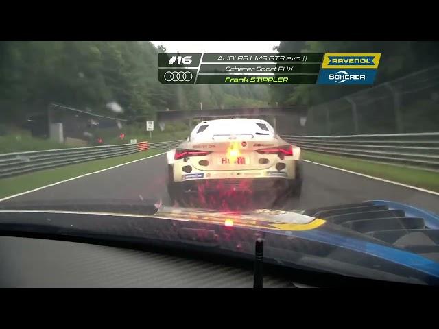 #16 Scherer PHX Audi 24h Nürburgring 2024 2nd Stint to RED FLAG